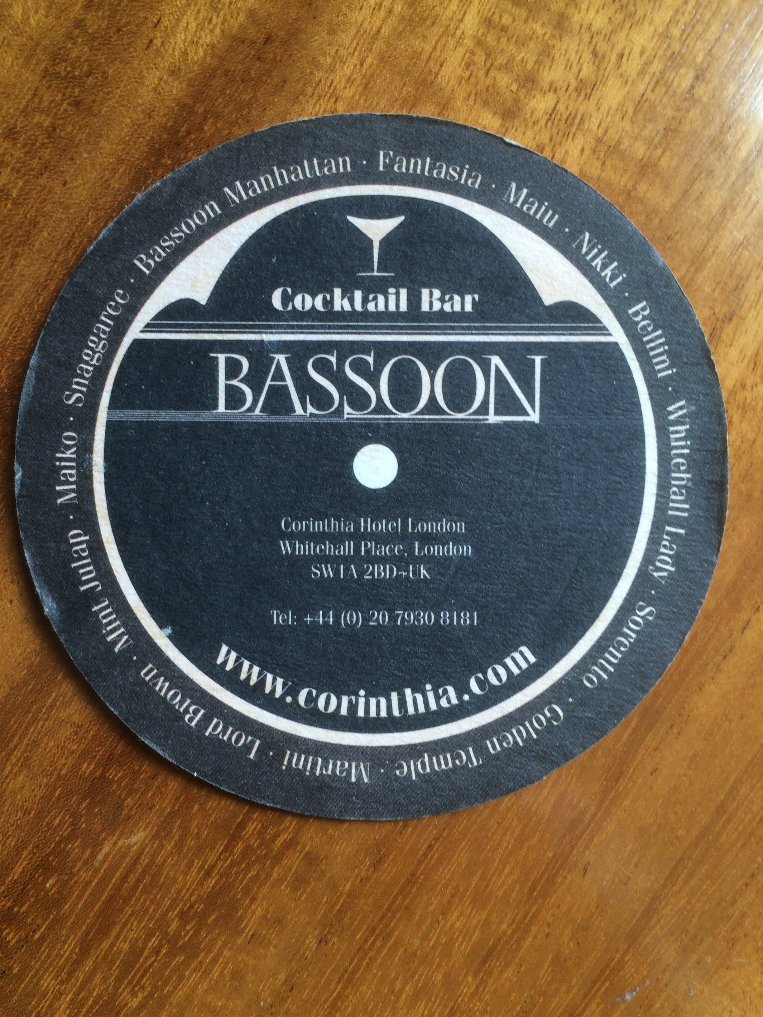 Bassoon Bar Coast
